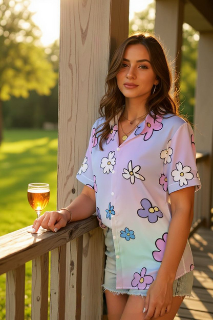 Bloom Bae Button-Up Shirt