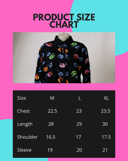 Floral Bae - ButtonDown Shirt