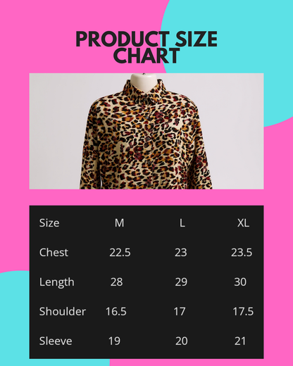 Leopard Bae - ButtonDown Shirt
