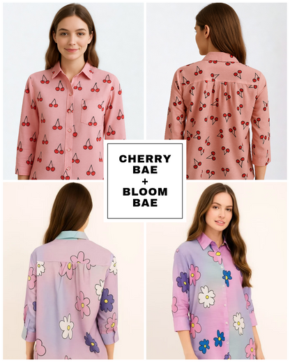 Cherry & Bloom Duo – Sweet Meets Floral