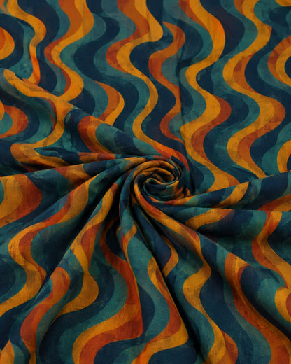 Wavy Bae Unstitched | Shirt | Premium Swiss Cotton Fabric