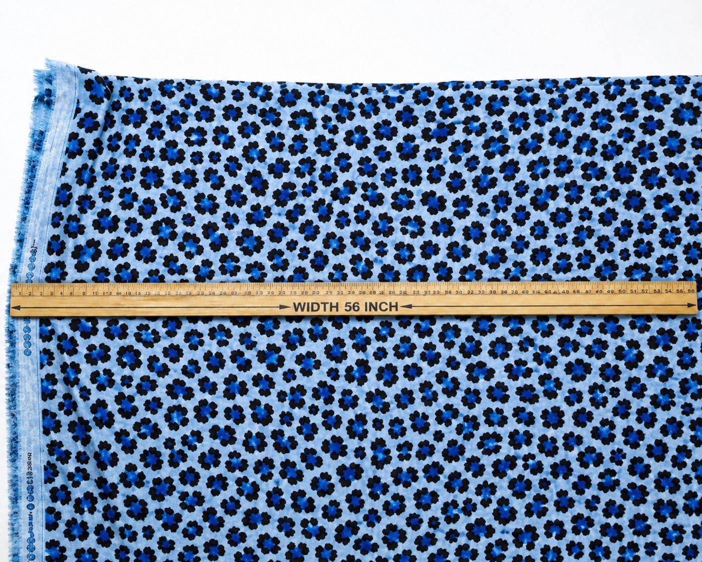 Leopard Bae (Blue Edition) Unstitched | Shirts | Premium Swiss Cotton Fabric