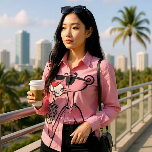 Panther Vibe Casual Wear Shirt