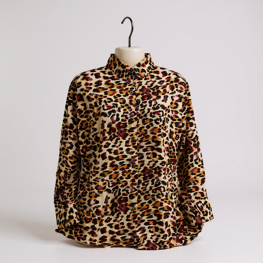 Leopard Bae - ButtonDown Shirt