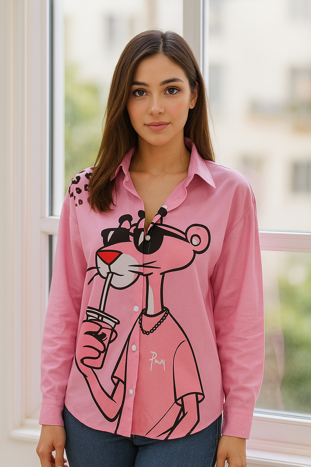 Panther Vibe Casual Wear Shirt