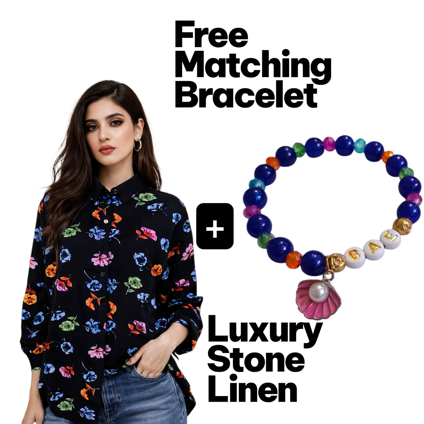 Floral Bae - ButtonDown Shirt