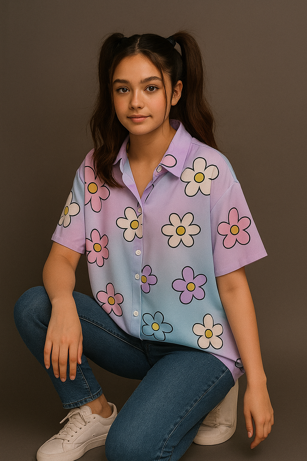 Bloom Bae Button-Up Shirt