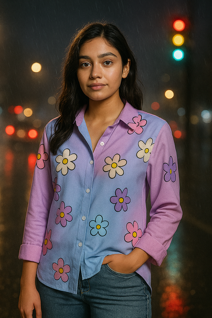 Bloom Bae Button-Up Shirt