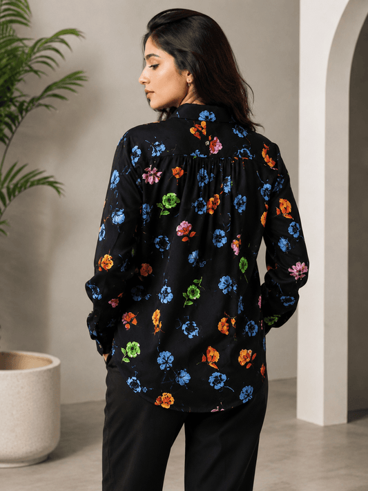 Floral Bae - ButtonDown Shirt