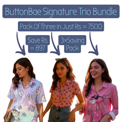 ButtonBae Exclusive Deal Pack of 3
